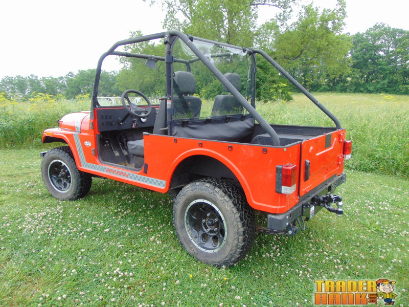 Mahindra Roxor - Lexan Back Panel w/Clamp and Vent Options | UTV Accessories - Free shipping