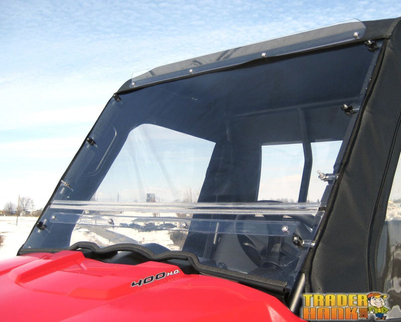 2010-2014 Mid Size Polaris Ranger 400/500 Folding Hard Windshield | UTV ACCESSORIES - Free Shipping