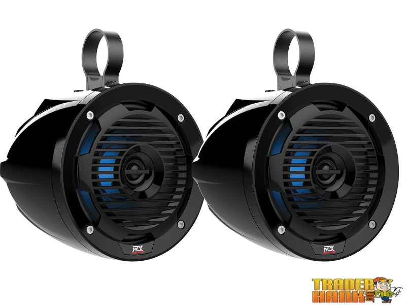 MTX MUD65PL UTV Speakers with LED Lights | Free shipping