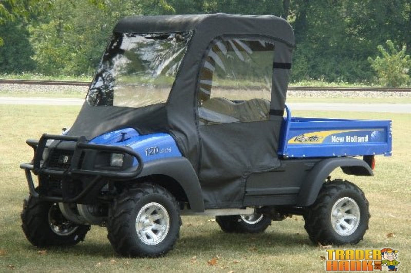 New Holland Rustler 120/125 - Full Cab Enclosure w/Vinyl Windshield with Color and Zip Window Options | UTV Accessories - Free shipping