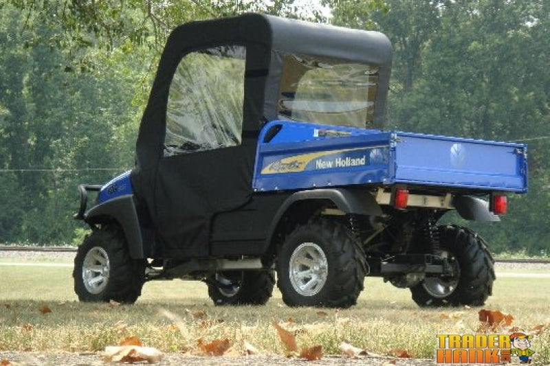 New Holland Rustler 120/125 - Full Cab Enclosure w/Vinyl Windshield with Color and Zip Window Options | UTV Accessories - Free shipping