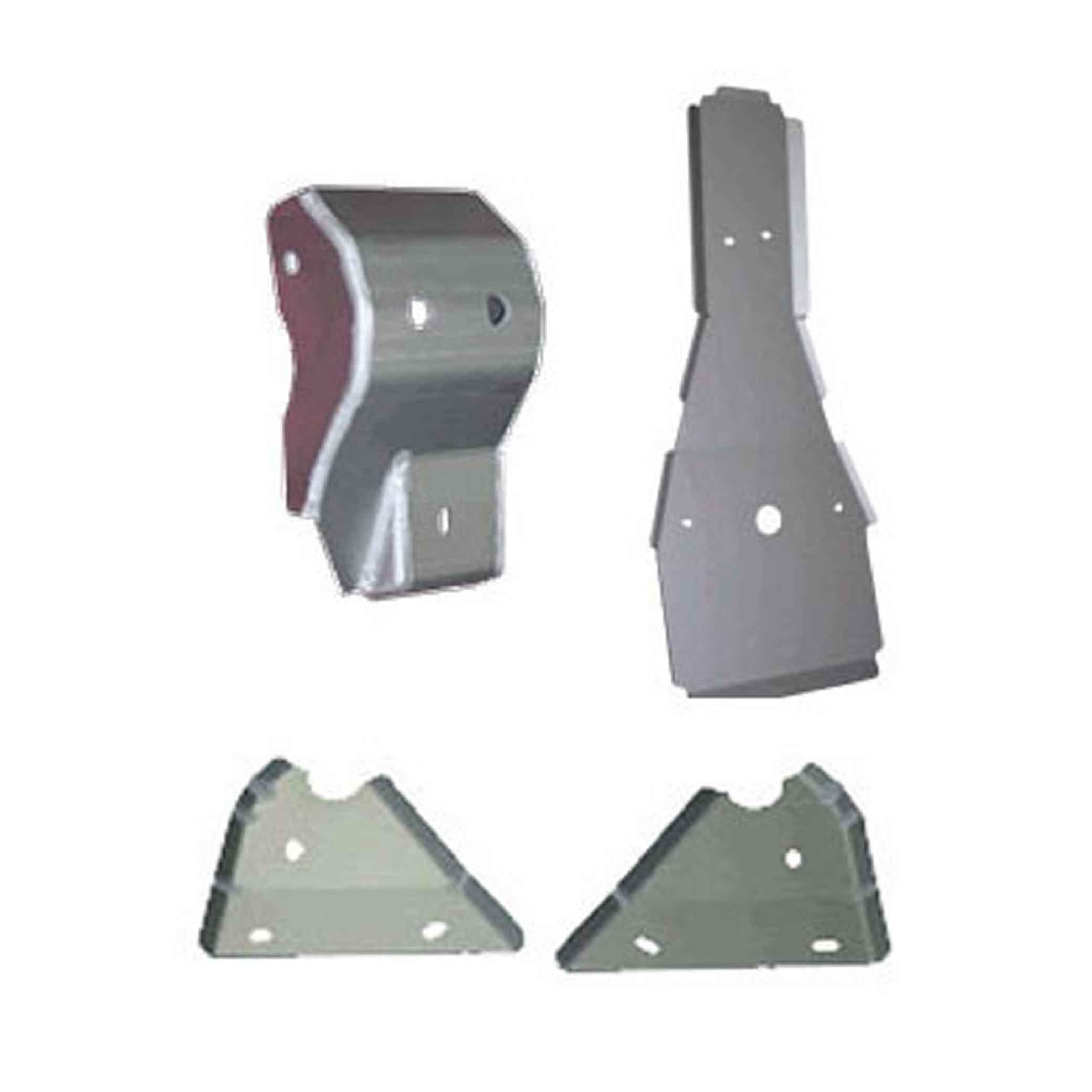 Suzuki Ozark 250 Ricochet 4-Piece Complete Aluminum Skid Plate Set