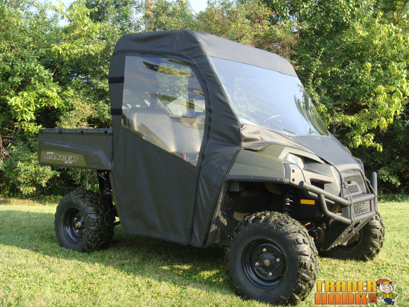 Polaris Full-Size Ranger 2-Seater 500/700/800 - Full Cab Enclosure with Vinyl Windshield | UTV Accessories - Free shipping