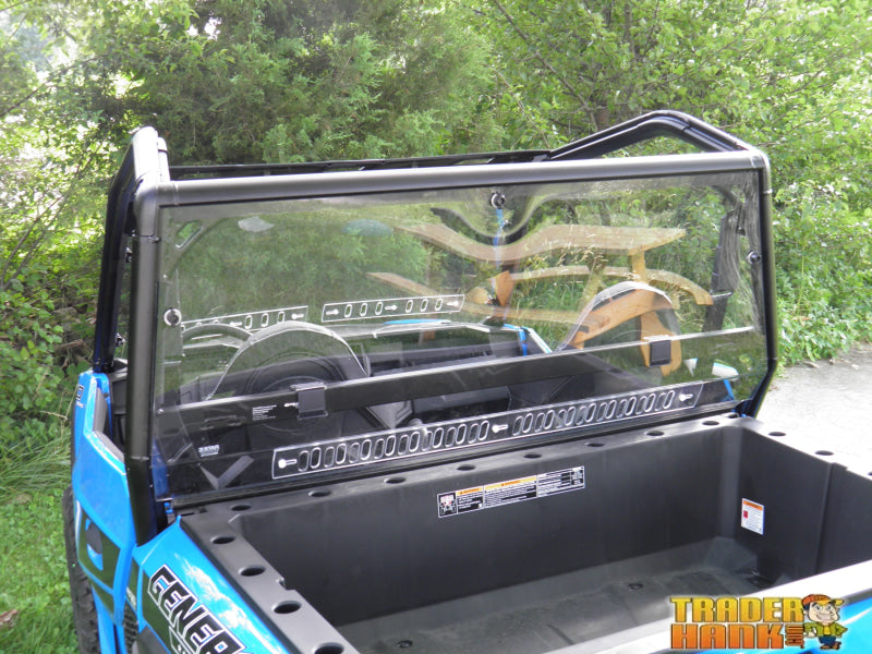 Polaris General - 1 Pc Lexan Back Panel w/Vent Option | UTV Accessories - Free shipping
