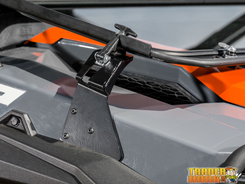 Polaris General 1000 Flip-Down Glass Windshield | UTV Accessories - Free shipping
