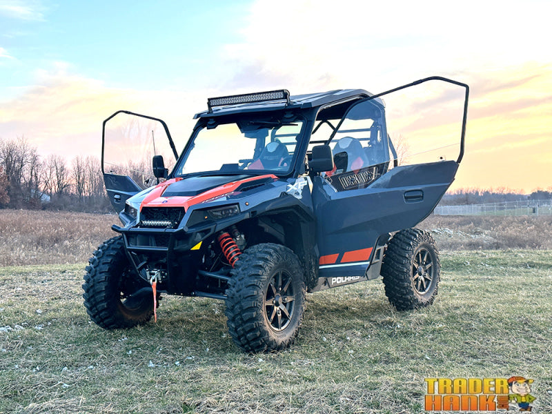 Polaris General - Hard Coated Polycarbonate Upper Doors Kit | UTV Accessories - Free shipping