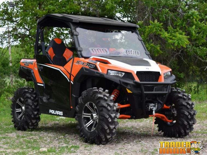Polaris General Scratch Resistant Vented Full Windshield | SUPER ATV WINDSHIELDS - Free Shipping