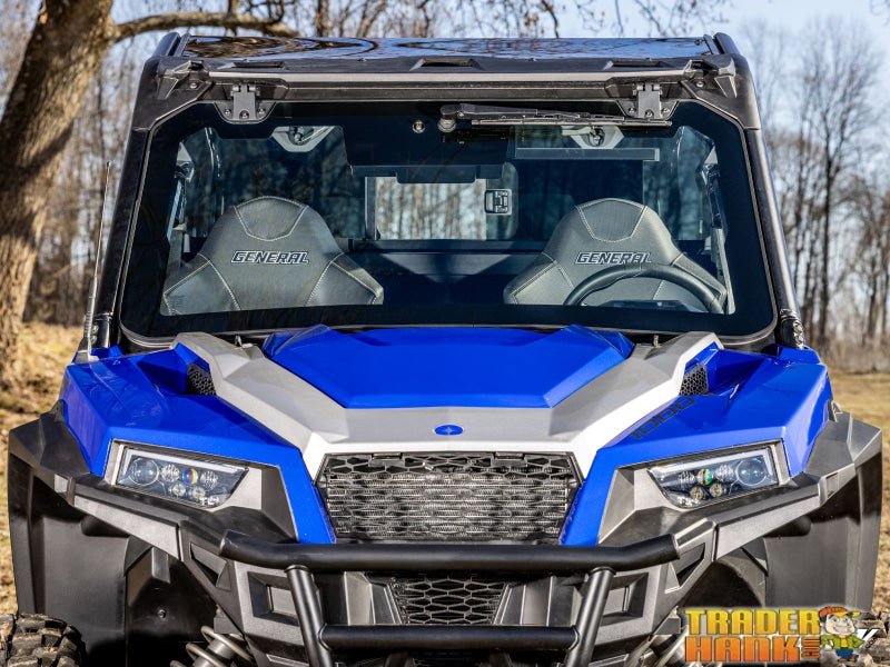 Polaris General XP 1000 MaxDrive Power Flip Glass Windshield | Free shipping