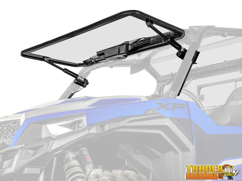 Polaris General XP 1000 MaxDrive Power Flip Glass Windshield | Free shipping