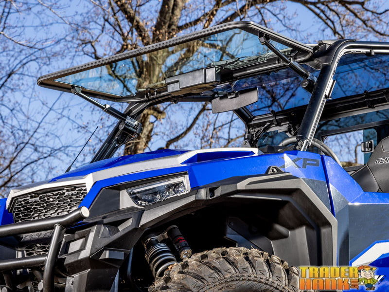 Polaris General XP 1000 MaxDrive Power Flip Glass Windshield | Free shipping