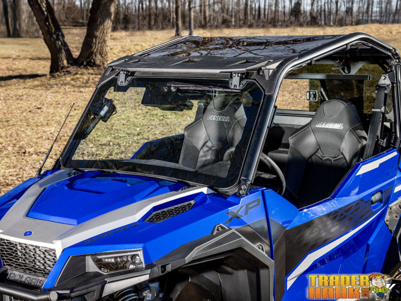 Polaris General XP 1000 MaxDrive Power Flip Glass Windshield | Free shipping