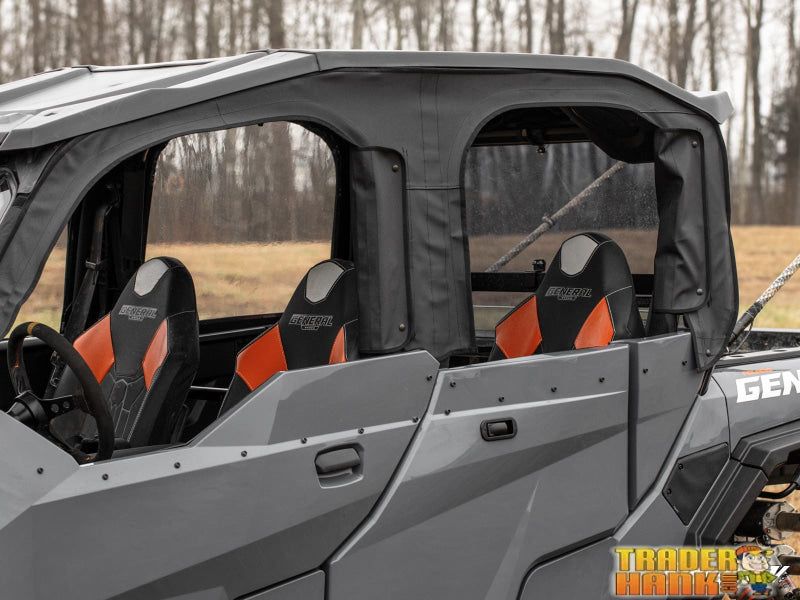 Polaris General XP 1000 Primal Soft Cab Enclosure Upper Doors | UTV Accessories - Free shipping