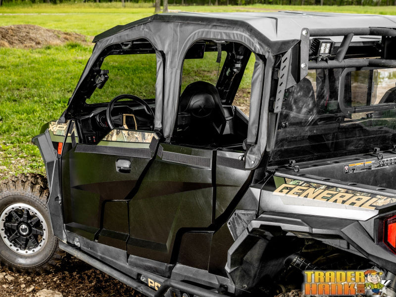 Polaris General XP 1000 Primal Soft Cab Enclosure Upper Doors | UTV Accessories - Free shipping