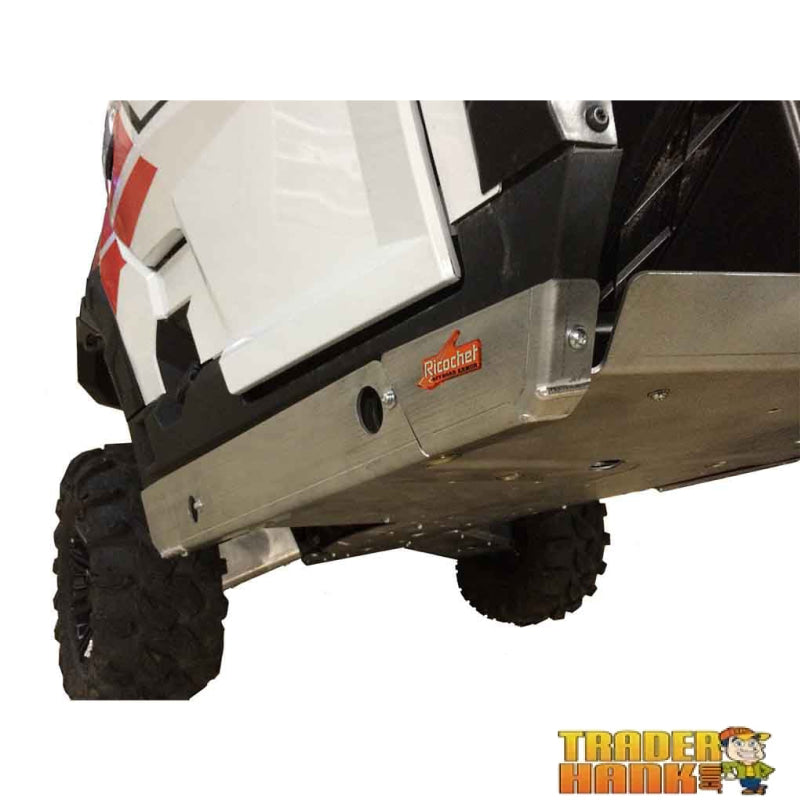 Polaris General XP 1000 Ricochet 2-Piece Aluminum Rock Slider Skid Plates | Free shipping