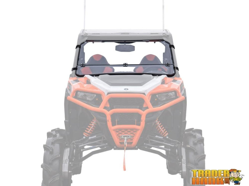Polaris General XP 1000 Scratch Resistant Flip Down Windshield | Free shipping
