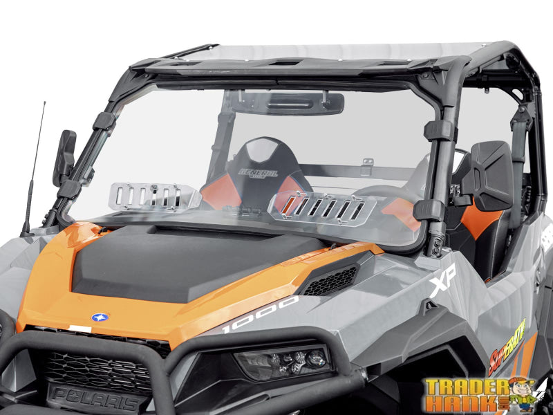 Polaris General XP 1000 Scratch Resistant Vented Full Windshield | Free shipping