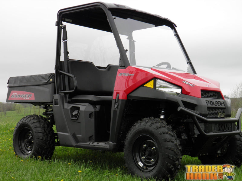 Polaris Mid-Size 570 Ranger 2-Seater - 1 Pc Scratch-Resistant Windshield with Vent Option | UTV Accessories - Free shipping