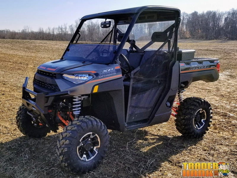 Polaris Ranger 1000 Crew Spike Tinted Half Windshield | UTV ACCESSORIES - Free shipping
