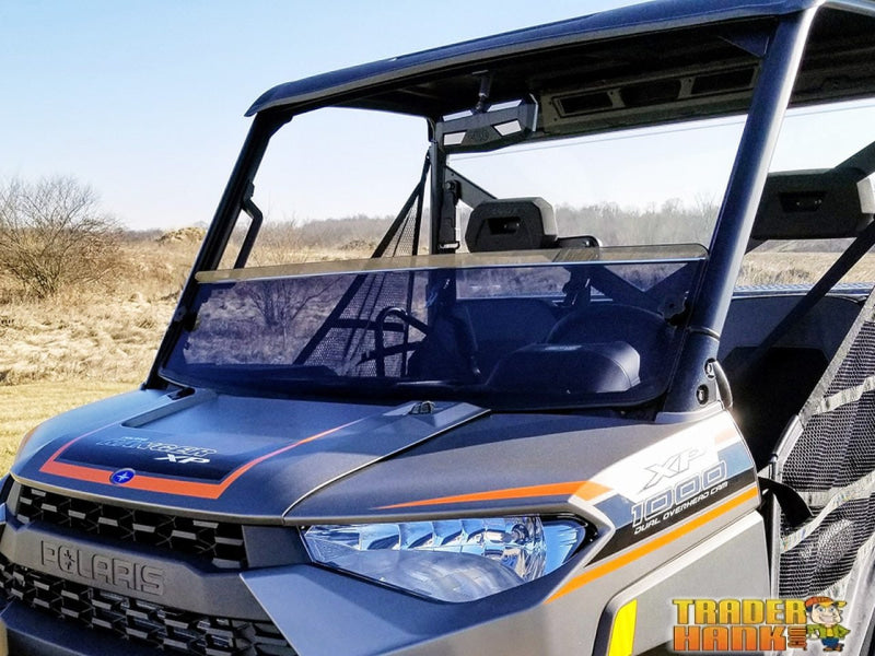 Polaris Ranger 1000 Crew Spike Tinted Half Windshield | UTV ACCESSORIES - Free shipping