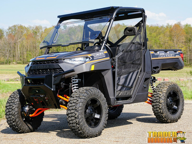 2019+ Polaris Ranger 1000 Crew Tilting Scratch Resistant Windshield | UTV ACCESSORIES - Free shipping