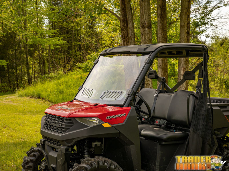 Polaris Ranger 1000 Scratch-Resistant Vented Full Windshield | Free shipping