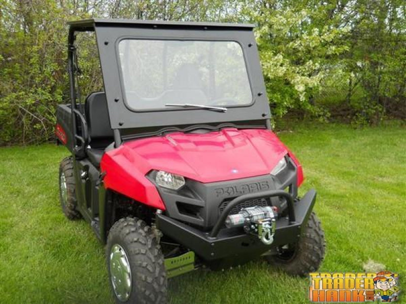Laminated Safety Glass Windshield with Hand Operated Wiper for Polaris Ranger 400 | UTV ACCESSORIES - Free Shipping