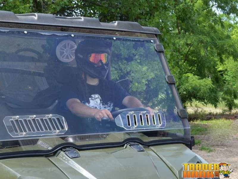 Polaris Ranger 500 Scratch Resistant Vented Full Windshield | SUPER ATV WINDSHIELDS - Free Shipping