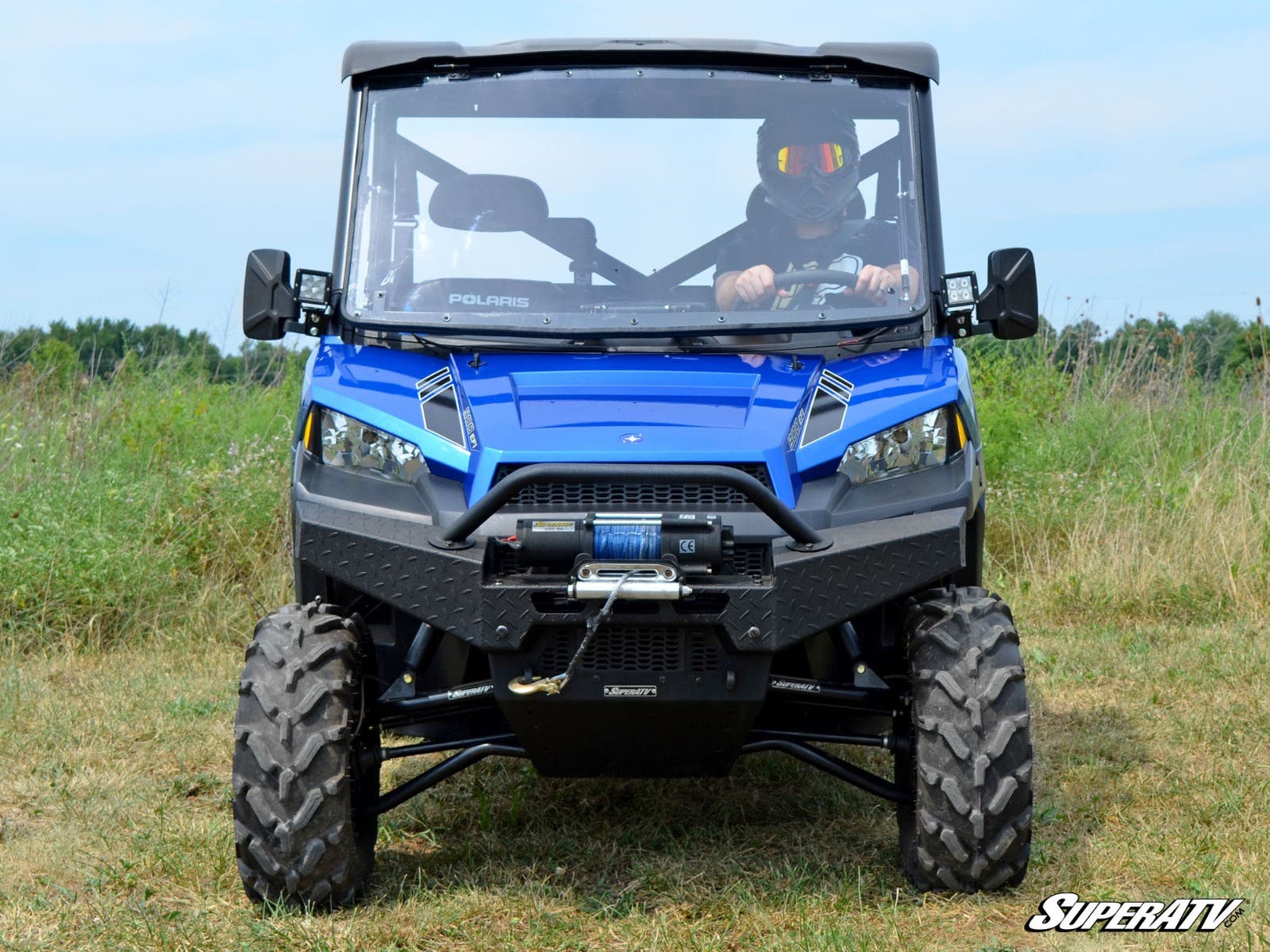 Polaris Ranger XP 900 Scratch Resistant Flip Windshield | Free shipping