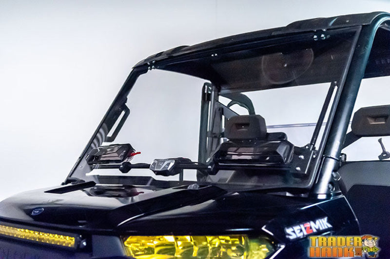 Polaris Ranger 570 Midsize Crew Flip-Up Vented Scratch Resistant Windshield 2015-2022 | 