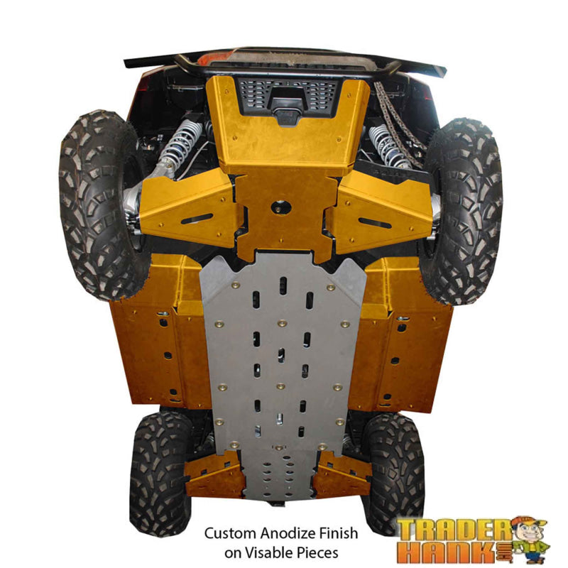 Polaris Ranger 800 Ricochet 9-Piece Complete Aluminum Skid Plate Set | Free shipping