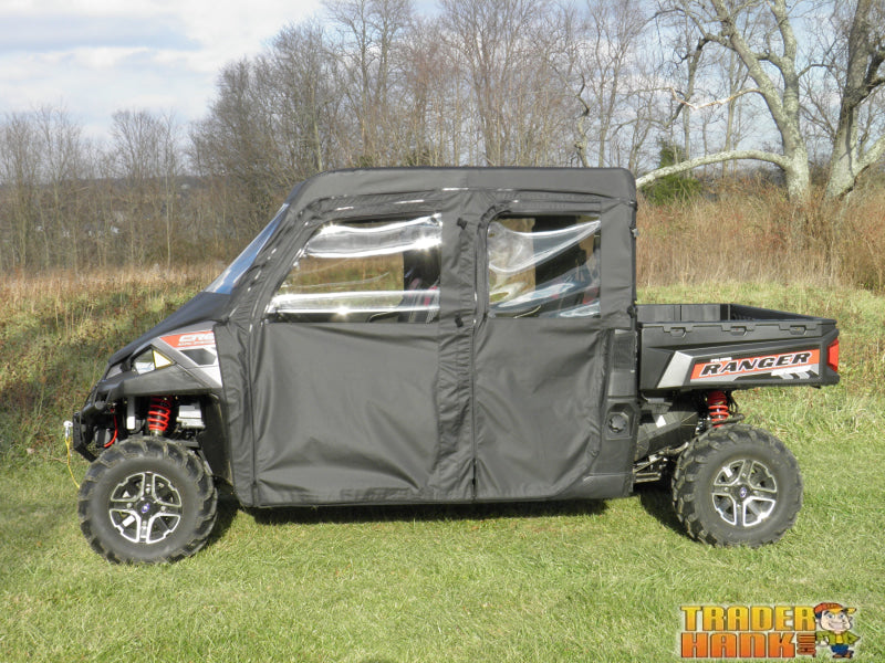 Polaris Ranger Crew 1000 - Full Cab Enclosure w/Vinyl Windshield | UTV Accessories - Free shipping