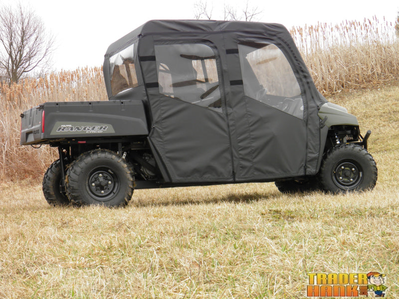 Polaris Ranger Crew 570 Mid Size - 4 Passenger - CAMO Full Cab Enclosure with Vinyl Windshield | UTV Accessories - Free shipping