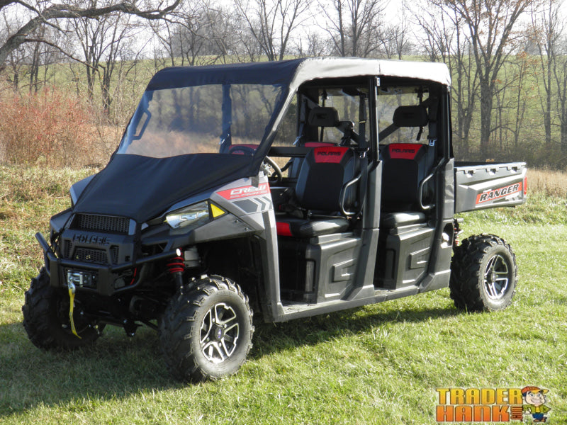Polaris Ranger Crew 570 Mid Size - 4 Passenger - Vinyl Windshield/Top/Rear Combo | UTV Accessories - Free shipping