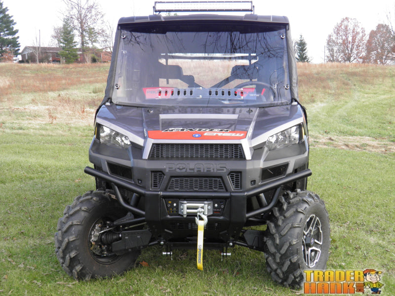 Polaris Ranger Crew 900 -1 Pc Windshield w/Clamp Vent and Hard Coat Options | UTV Accessories - Free shipping