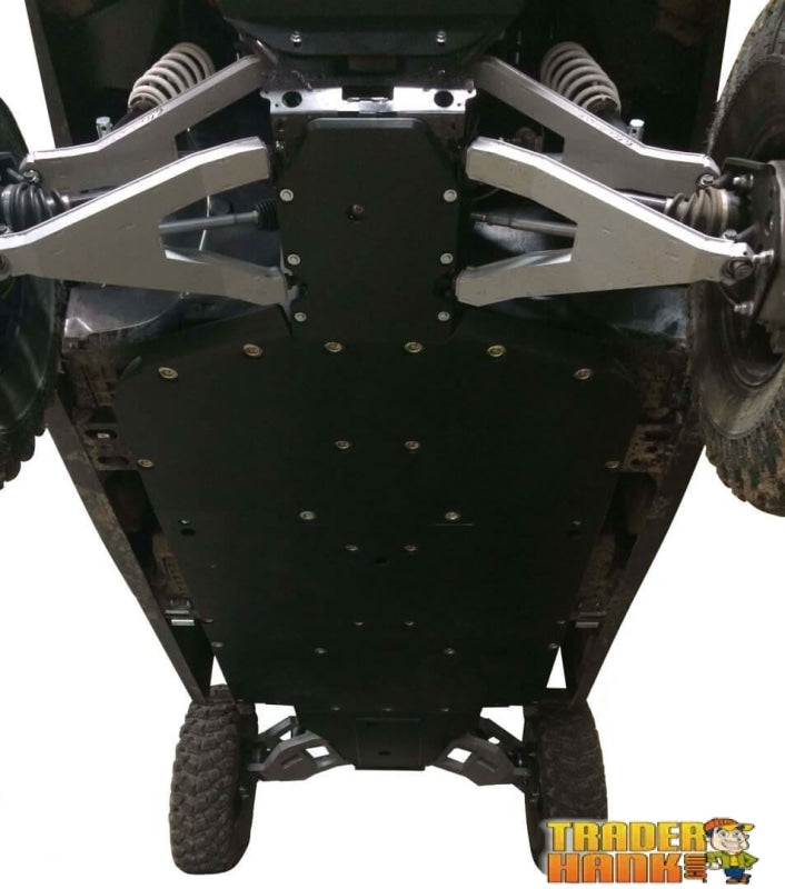 Polaris Ranger Crew 900-5 Ricochet 13-Piece Complete Aluminum or with UHMW Skid Plate Set | Ricochet Skid Plates - Free Shipping