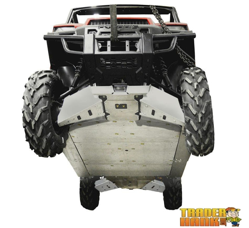 Polaris Ranger Crew 900-5 Ricochet 13-Piece Complete Aluminum or with UHMW Skid Plate Set | Ricochet Skid Plates - Free Shipping