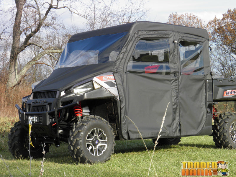 Polaris Ranger Crew 900 - Full Cab Enclosure with Vinyl Windshield | UTV Accessories - Free shipping
