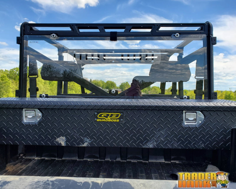 Polaris Ranger Crew 900 - Lexan Back Panel w/Vent Option | UTV Accessories - Free shipping