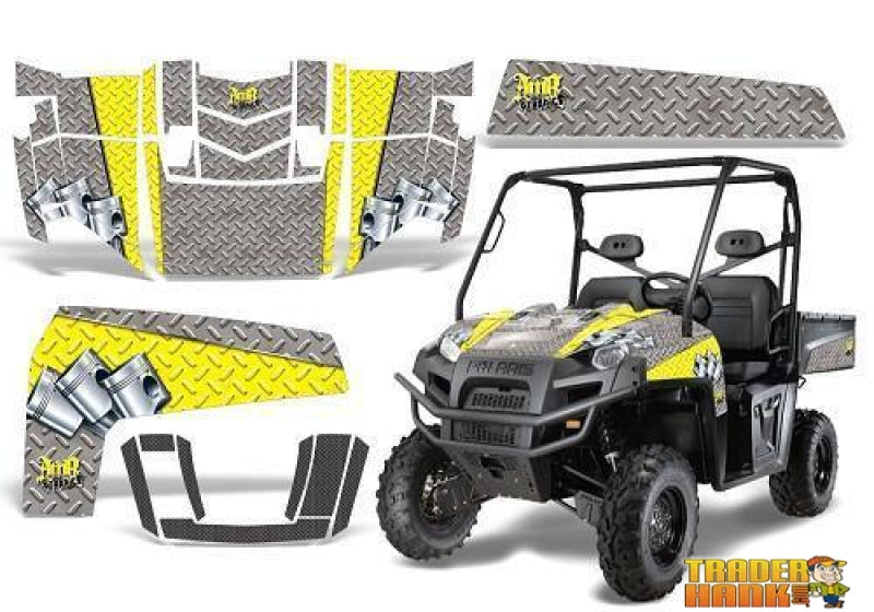 Polaris Ranger Diamond Race Graphics Kit | UTV ACCESSORIES - Free Shipping