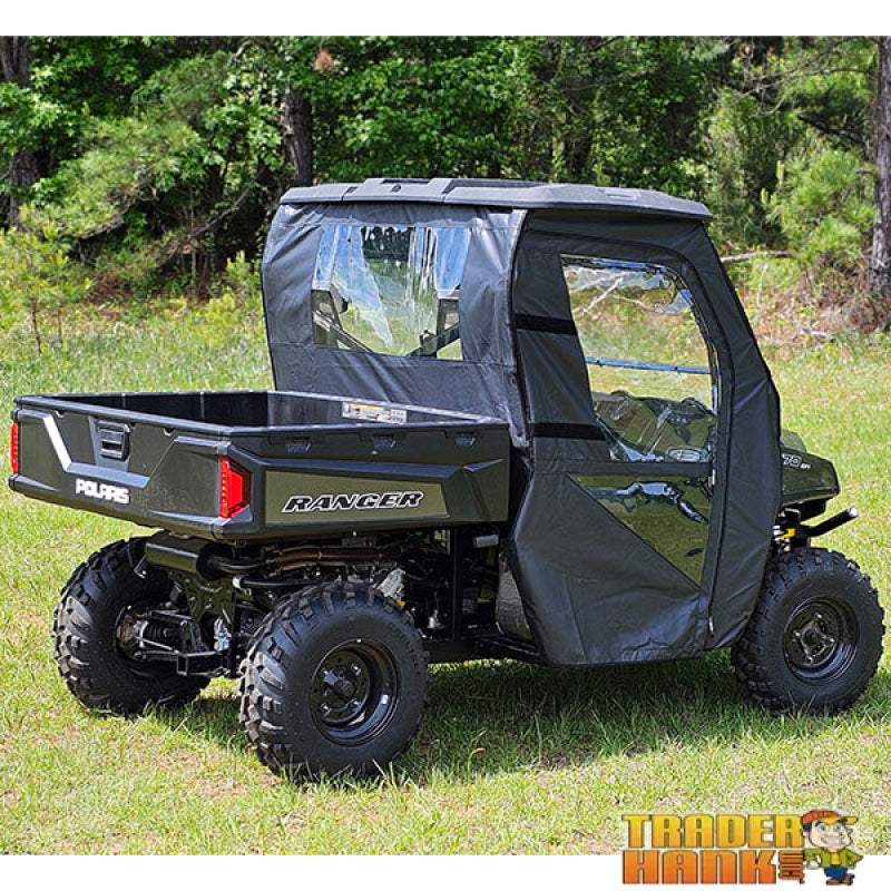 Polaris Ranger Diesel (Round Tube) Full Soft Door Rear Window Combo with Zipper | Free shipping