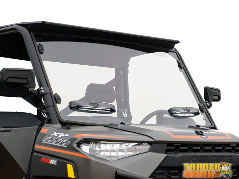 2015-2016 Polaris Ranger Full Size 570 Crew Venting Windshield With Tool-Less-Rapid-Release Mounting System | UTV ACCESSORIES - Free 