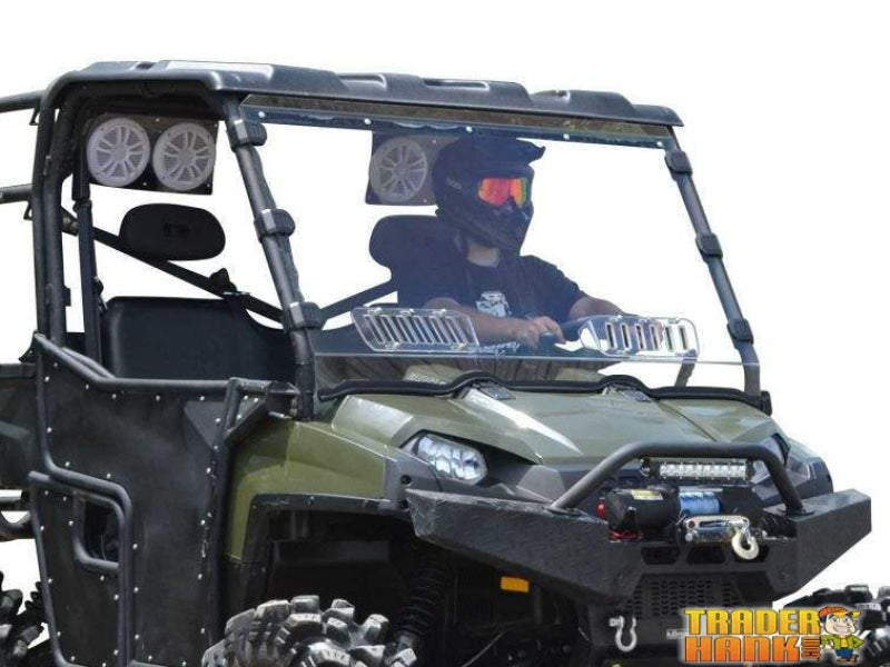 Polaris Ranger Full Size 570 Scratch Resistant Vented Full Windshield | SUPER ATV WINDSHIELDS - Free Shipping