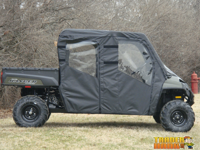 Polaris Ranger Full-Size Crew 570 - 6 Passenger - Full Cab Enclosure with Vinyl Windshield | UTV Accessories - Free shipping