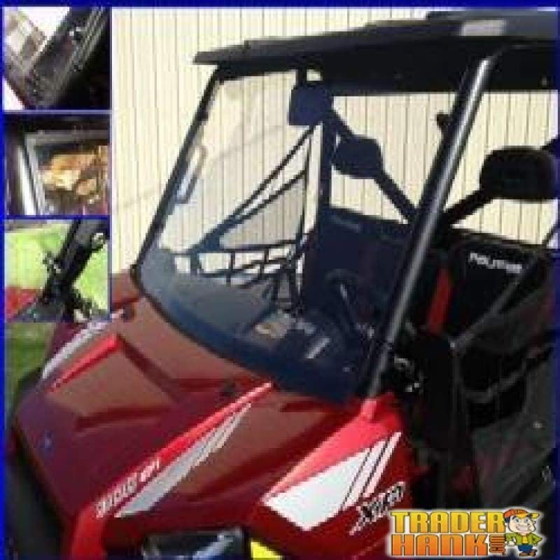 Polaris Ranger Full Size (Pro-fit Cage) Hard Coated Full Windshield | Free shipping