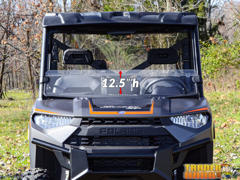 Polaris Ranger Kinetic Half Windshield | UTV Accessories - Free shipping