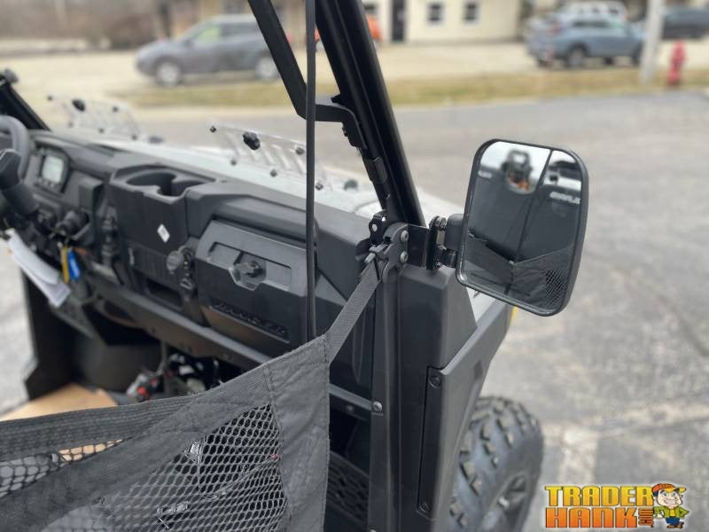 Polaris Ranger Mid-Size/2-Seat Hard Coated Full Windshield with Slide Vents | Free shipping
