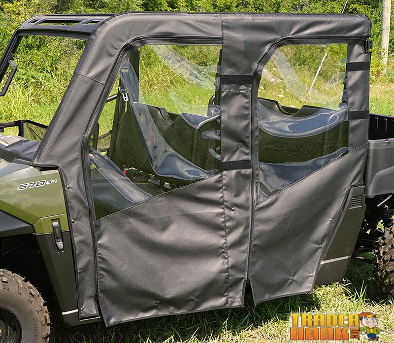 Polaris Ranger Mid Size 570 Crew Soft Door Rear Window Combo | UTV ACCESSORIES - Free Shipping