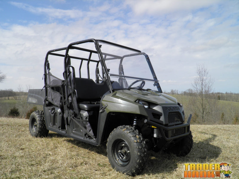Polaris Ranger Mid-Size Crew - 2 Pc Scratch-Resistant Windshield | UTV Accessories - Free shipping