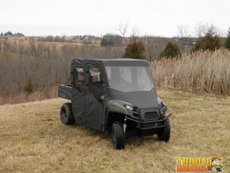 Polaris Ranger Mid-Size Crew - Full Cab Enclosure with Vinyl Windshield | UTV Accessories - Free shipping