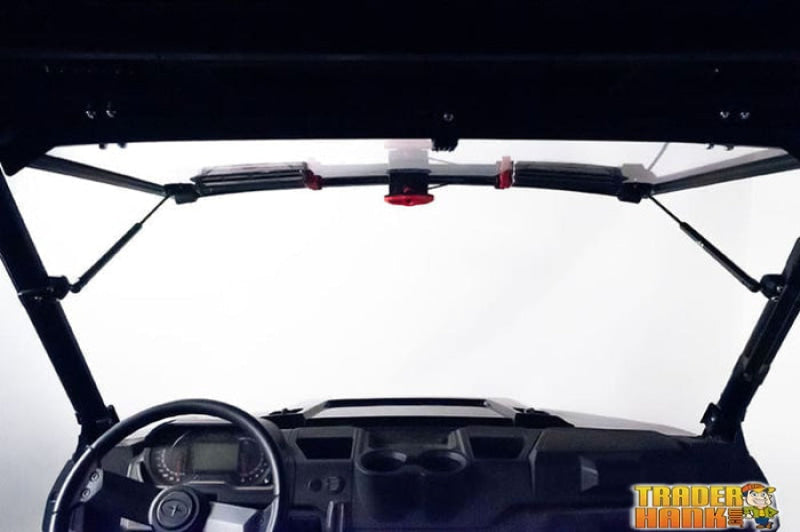 Polaris Ranger Mid Size EV/ION/ ETX Flip-Up Vented Scratch Resistant Windshield 2015-2021 | 